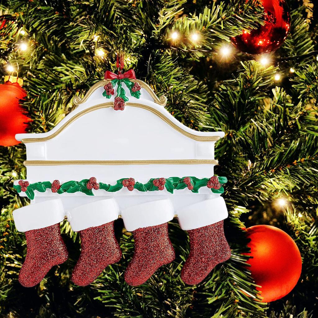 Christmas Ornaments Ornaments Red Socks Personalized Ornaments