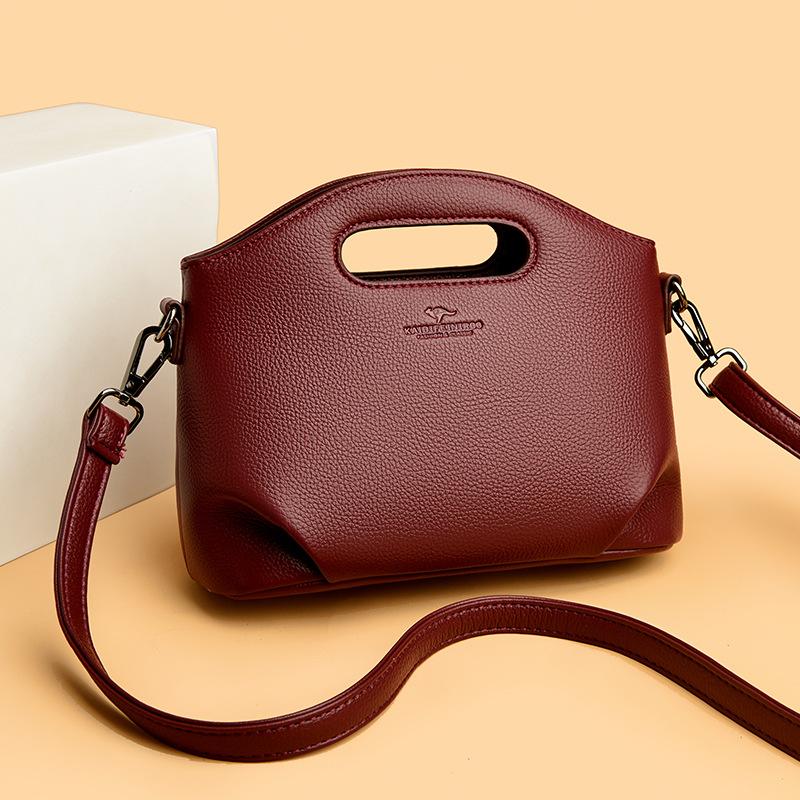 Această geantă crossbody elegantă, unică și de nișă cu un singur umăr este o geantă bucket la modă și casual, cu o senzație de înaltă calitate pentru femei.