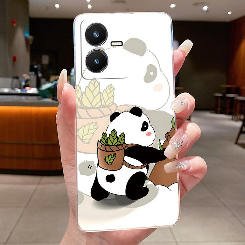 Case For Vivo Y22 2022 Y22S Y22T Y35 Phone Case 2025 New Design Clear Luxury Fashion Butterfly Flowers Soft TPU Silicone Cover