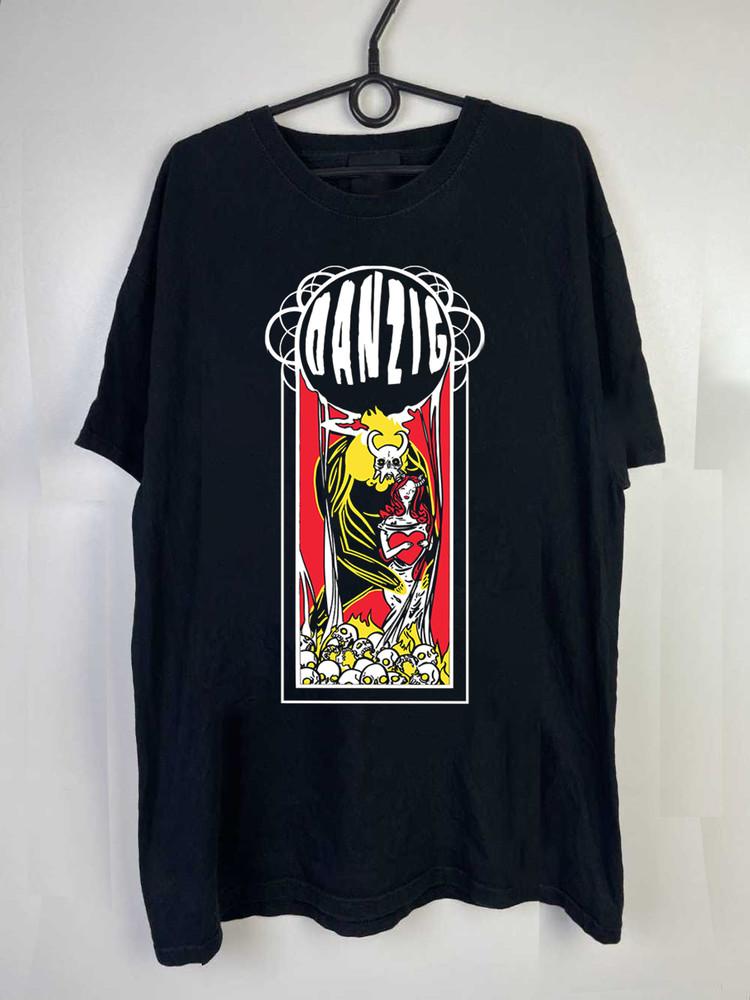 

Danzig Band Poster Music Black Short Sleeve Adult T-Shirt All Size GS038 Unisex T-Shirt XL
