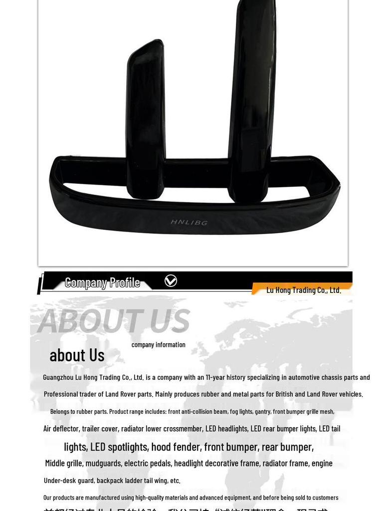 Kühlergrill für den vorderen Stoßfänger für Land Rover Discovery 5, Schwarz LR082888/LR082889