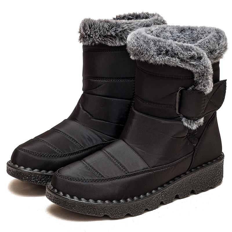 

Женские сапоги Новые зимние сапоги для женщин Зимняя обувь на низком каблуке Меховые сапоги Mujer Зимние сапоги до середины икры Женская элегантная обувь Женская 36