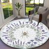 1pc Office Carpet, Dark Widow Ornate Spider Visions Chair Rug, Living Room Printed Round Rug, Home Chair Floor Mat