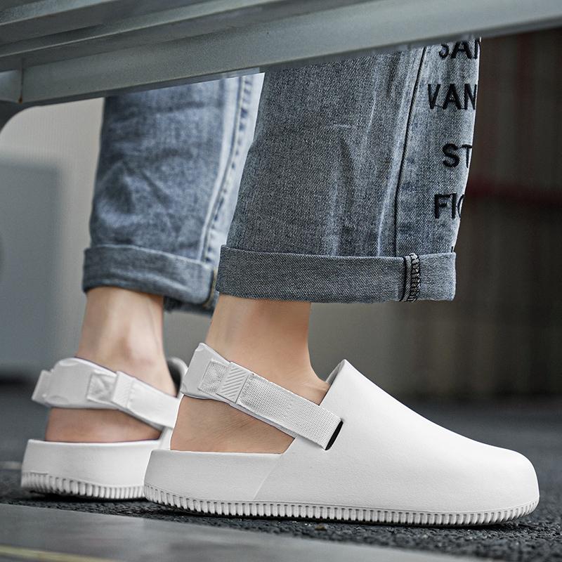 Men's Casual Closed Toe Shoes EVA Thick-soled Sandals Outdoor Beach Shoes