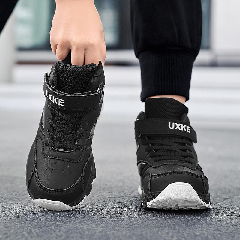 Autumn and Winter Boys' High Top Outdoor Sports Shoes Velcro Children's Boots Winter Sports Shoes