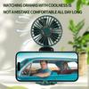 New USB Handheld Fan Mini Portable Rechargeable Foldable Digital Display for Car Outdoor RV Hotel Use Office Student Gift