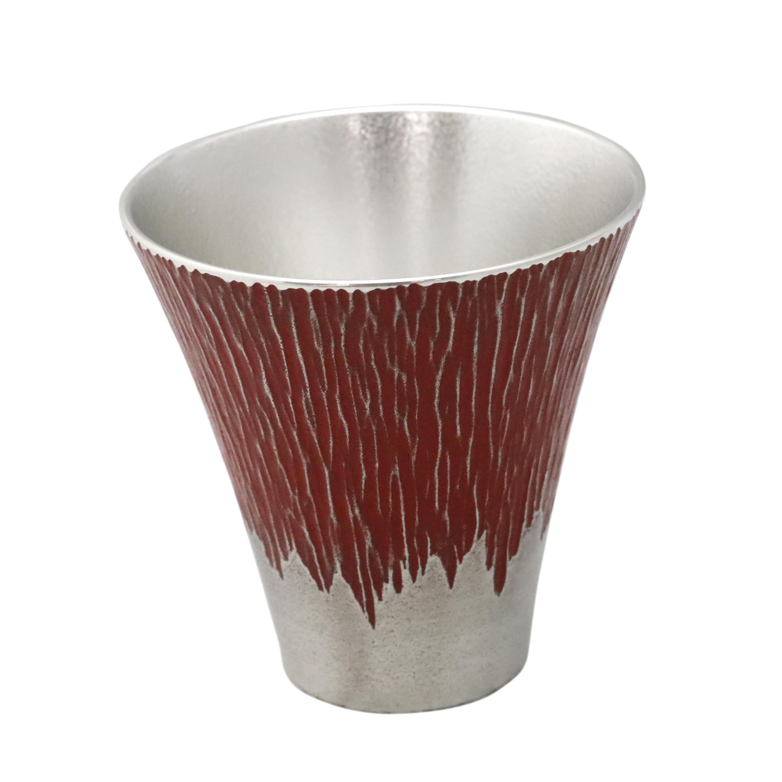 

Osaka Tinware (Suzuki) Tin Tumbler, Mount Fuji (Small), Vermilion, Gift Wrapping Available