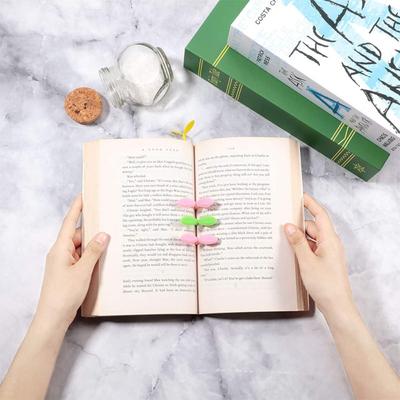 Cute Small Grass Bookmark Creative Little Sprout Silicone Buds Book Page Mark Mini Decoration Leaves Student Stationery