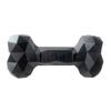 Rubber Simple Eco-Friendly 5cm Ball Bone Shape Design Multi-functional Pet Dog Chew Toy for Bite Training Chewing Resistance