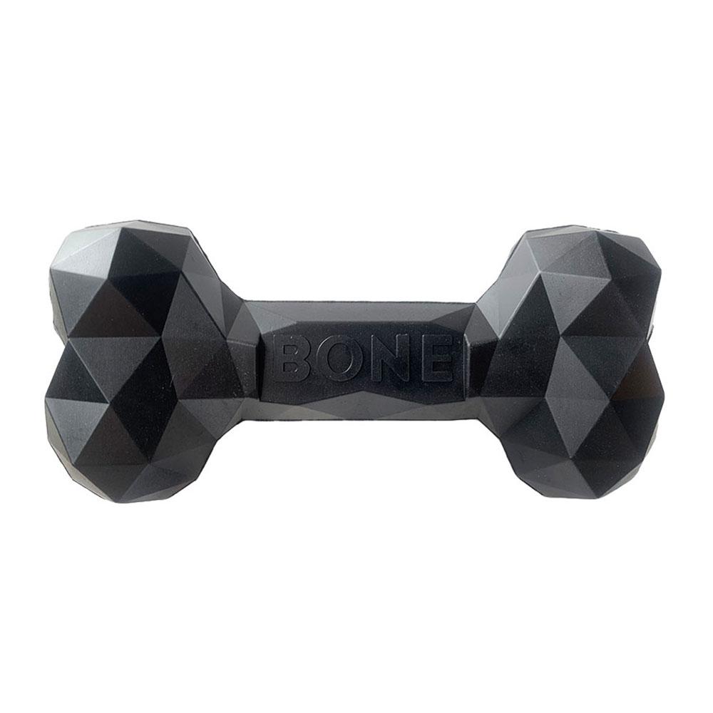 Rubber Simple Eco-Friendly 5cm Ball Bone Shape Design Multi-functional Pet Dog Chew Toy for Bite Training Chewing Resistance