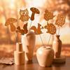 8Pcs Metal Animal for Outside Decorative Garden Stakes Animal Decoration Plant Stakes Metal Art Outside Yard Art