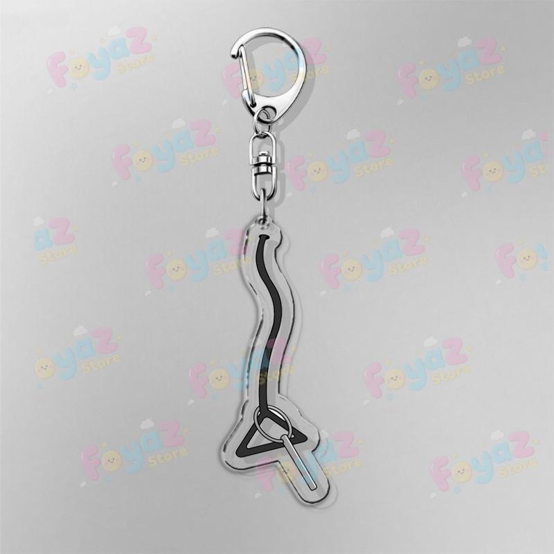 Anime Reze Art Keychain Accessories Bag Charms Devil Manga Women Keyrings Jewelry Csm Chibi Fans Freinds Gift