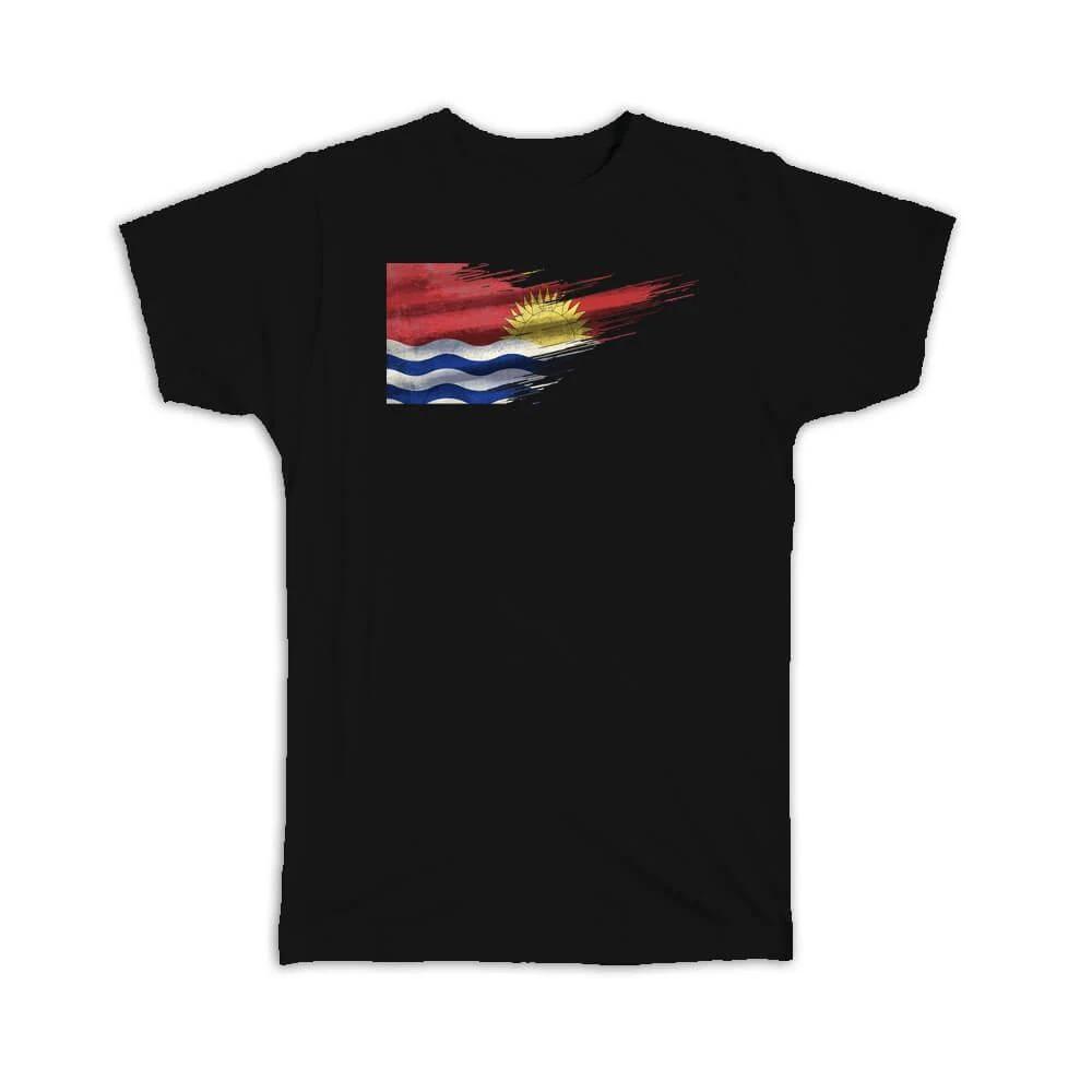 Gift T-Shirt : Kiribati Flag Kittitian Travel Expat Country Artistic XL