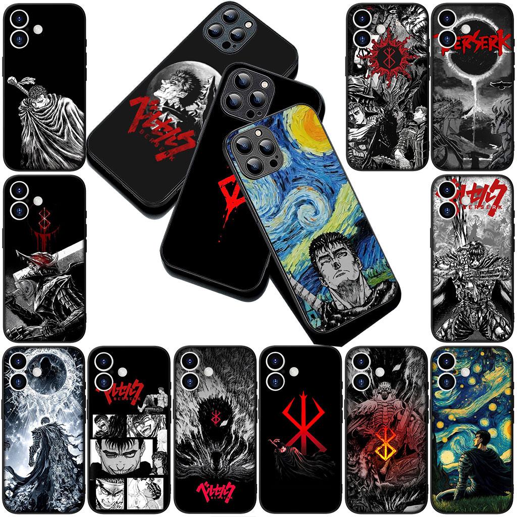 Berserk Wallpaper Guts Phone Cover Soft Case for Xiaomi Redmi 15 15C A4 A5 9A 9C NFC Note 9 8 9T 5G Casing