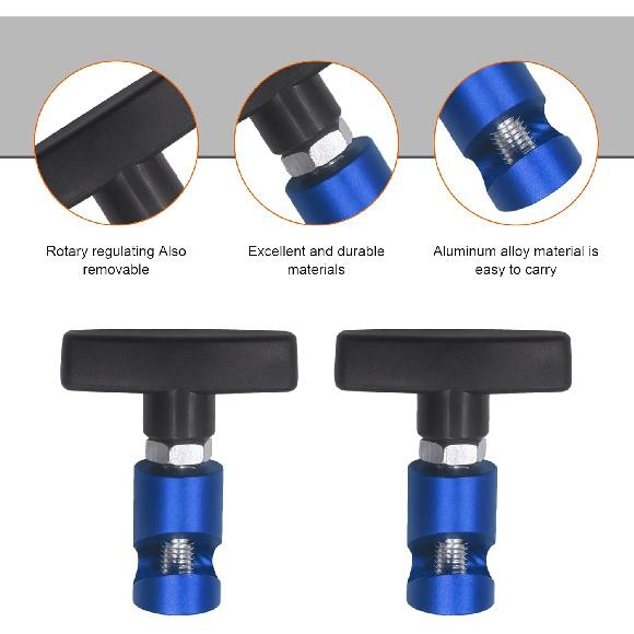 2 PCS Car Hood Prop Clamp, Lift Support Clamp with Brass Core Protection, Multi-purpose Snap-on Lifting Rod Anti-pinch Device, for Cars Trucks SUVs