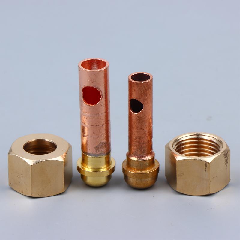 Qq 150A Welding Torch Power Cable Connector 8/10Mm Nut, Efficiently Repair And Maintain Your Torch With This Connector