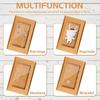 WTEMPO Clear Window Paper Necklace Bracelet Jewelry Packaging Boxes Foldable DIY Earring Keychain Gift Boxes Perfect for Birthday Wedding