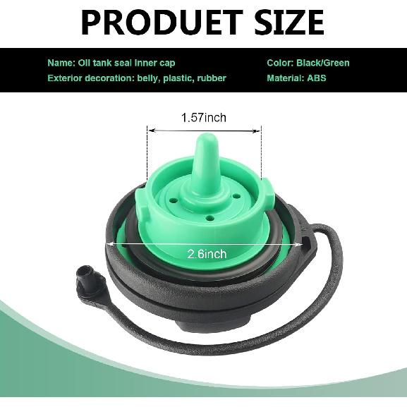 

1 PC Car Sealed Fuel Cap, OEM #8K0201550N, 3C0201550N, 3C8201550E, A5A4Q5CC Accessories, Compatible with 2006-2010 VW Passat, 2009-2017 VW CC,