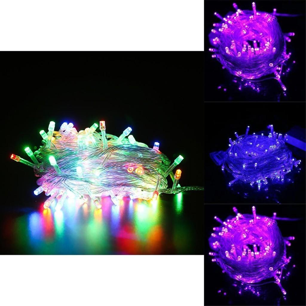 Dazzling 10m 100leds Multi-color Fairy String Lights Ideal For Weddings And Holiday Celebrations