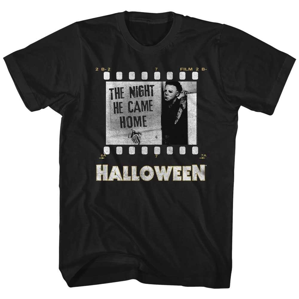 Halloween - Film Strip - Short Sleeve - Adult - T-Shirt 2XL