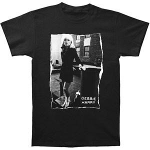 Men s Blondie Debbie Harry Rooftop Slim Fit T-shirt XX-Large Black L