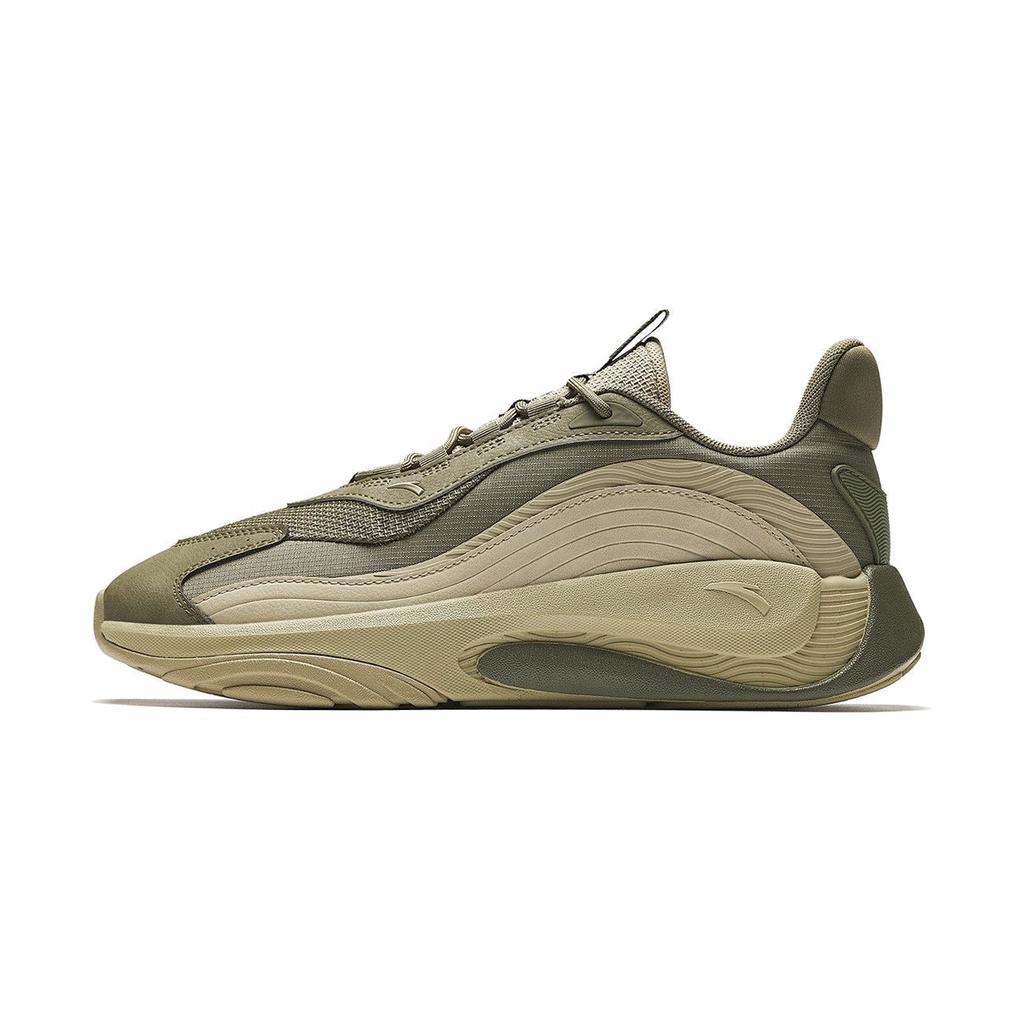 Anta Tide Worship 4.0 Versatile Comfortable Shock Absorbing Wear Resistant Low Top Lifestyle Casual Shoes Men Sneaker Jungle-Green Green 112528840R-2
