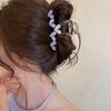 Jelly Heart Hair Claw Clips Girls Trendy Acrylic Hairpins Barrettes Washing Face Headdress Accessories