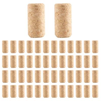 Versatile 50 Pcs Straight Wood Cork Plugs,Wine Bottle Cork Stoppers Wine Corks For Wine Beer Bottles,Sealing Cap Beer Bottle Cor