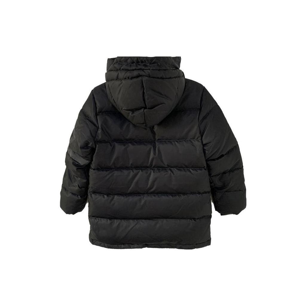 Nike Kids Solid Color Casual Simple Down Jacket Kids Jackets Black CZ7678-010