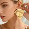 Abstract Three-dimensional Face Exaggerated Earrings Versatile Earrings for Women