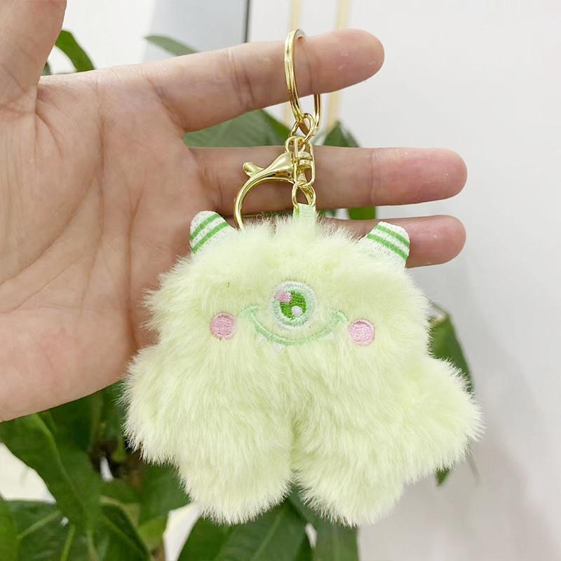 Cotton Pp Soft Filled Monster Keychain Doll Plush Toy In Various Colors For Gifts