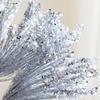 Glitter Finish Christmas Branch Plastic Material Christmas Branch Decoration  Holiday