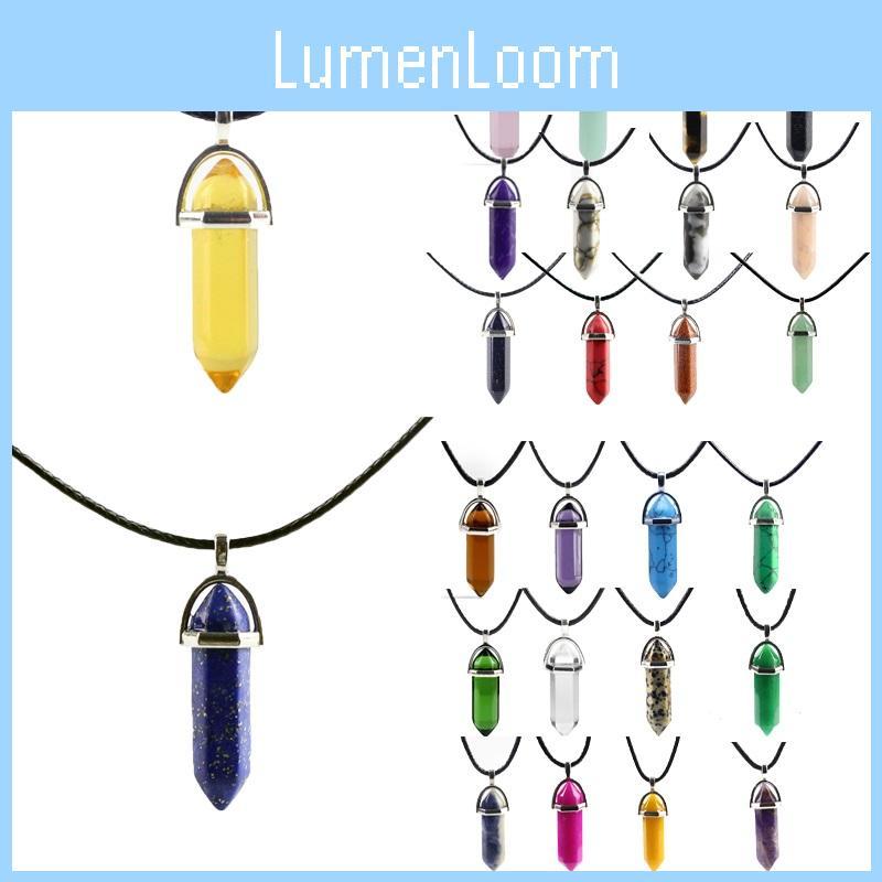 Elegant Hexagonal Crystal Necklace Featuring Natural Quartz For Chakra Balancing