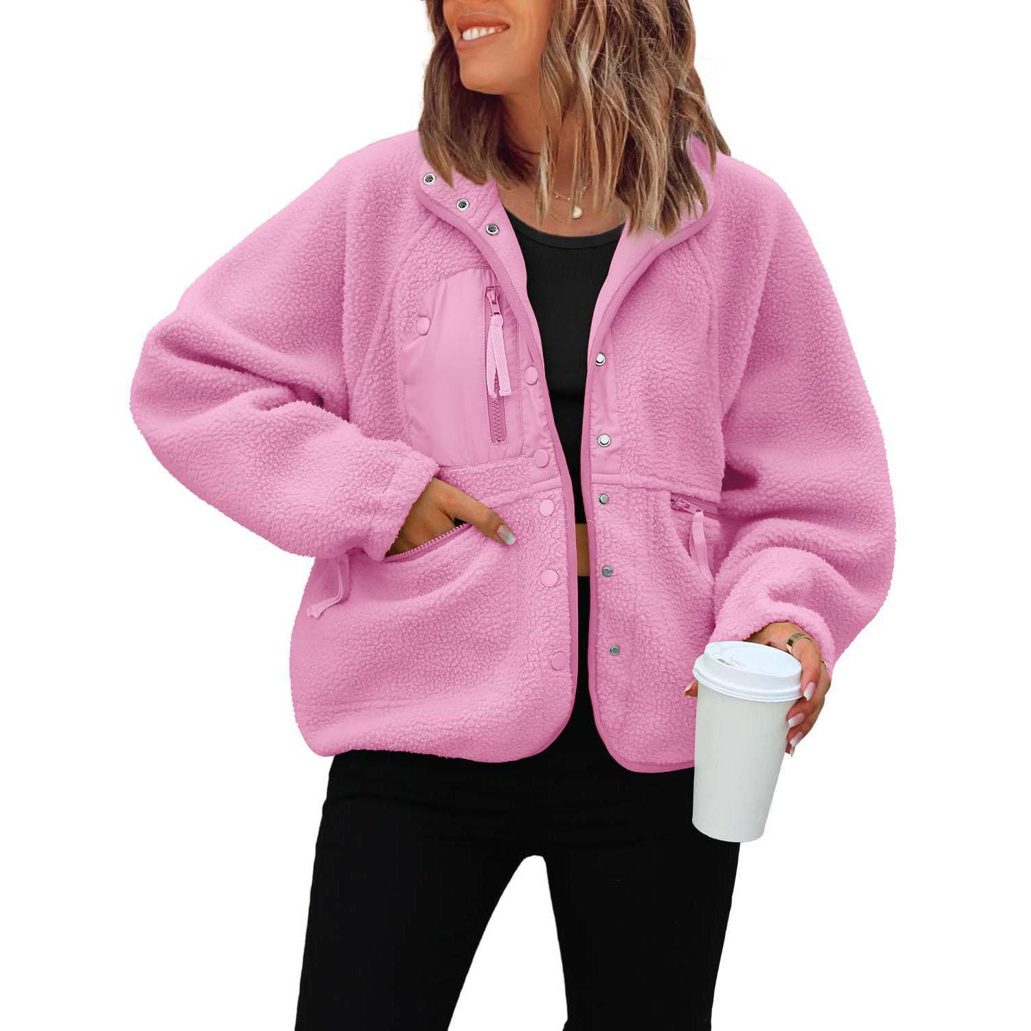 Autumn/Winter Women`s Polar Fleece Coat Sports