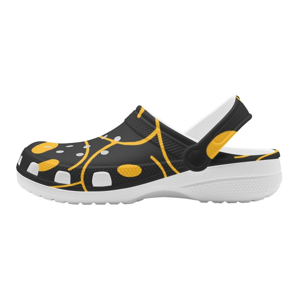 Trendy Printed EVA Clogs Adult Unisex Breathable Lightweight Slip On Casual Footwear Soft Sole Summer Sandals Summer Daily Wear