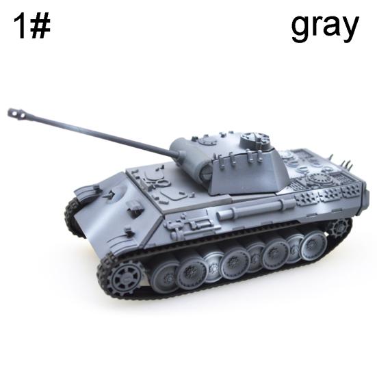 1/72 German Tiger Panther Tank Model DIY Assemly Puzzles Toy Kids Collectible