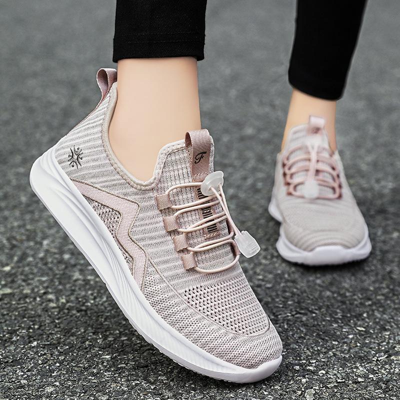 Γυναικεία Παπούτσια Περπάτημα Καλοκαίρι 2023 Νέα Μονά Παπούτσια Μαλακή σόλα που αναπνέει Mother Παπούτσια Casual αθλητικά γυναικεία παπούτσια