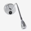 Silver LED Wall Lamps Flexible Gooseneck Bedroom Bedside Reading Light