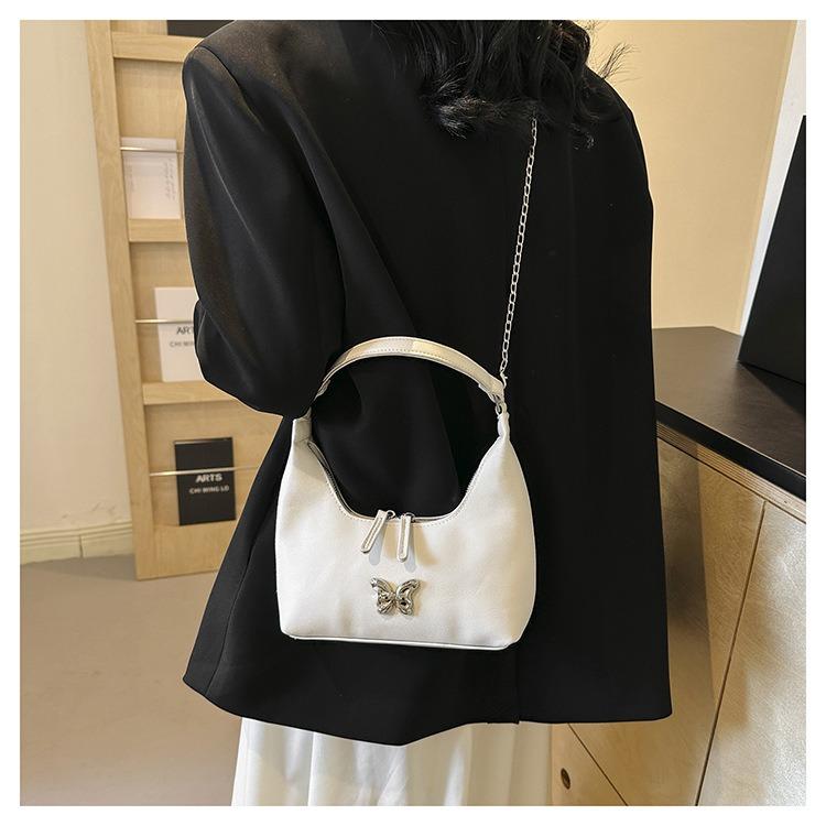 Fashion Korean Style Handbag 2024 Spring New Versatile Instagram One Shoulder Underarm Bag Dumpling Bag for Women
