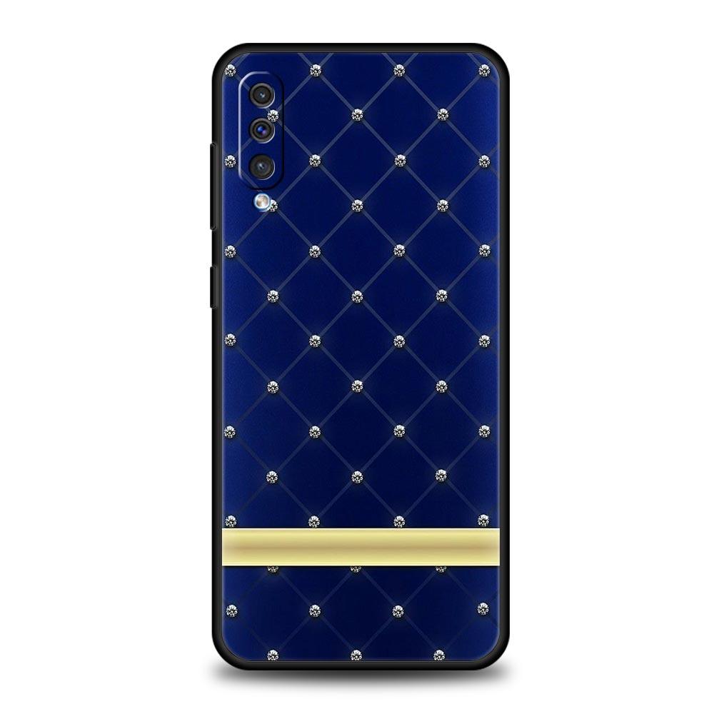 Quilted Texture Sofa Pattern Crown Phone Case For Samsung A56 A36 A26 A34 A17 A16 A06 A14 A12 A54 A72 A22 A52 A50 A40 A32 Cover