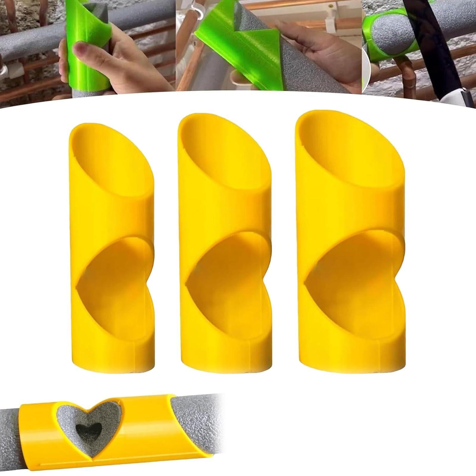 

Набор инструментов для резки пенопластовых труб, прецизионные зажимы для резки пенопласта для домашней, промышленной и коммерческой изоляции труб жёлтый