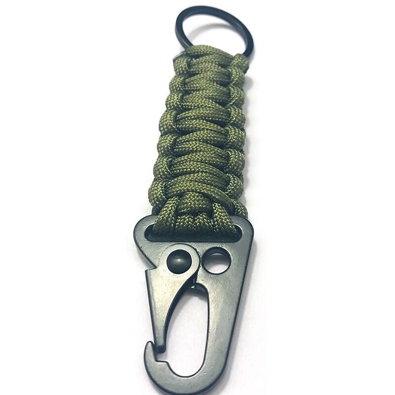 Outdoor Paracord Carabiner Keychain Set