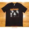 Garbage 2022 Tour T-shirt Maat XL Dubbelzijdig Gedragen Shirley Manson Butch Vig vintage Gewassen Zacht Licht Uitgerekt Unisex