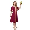 Children's Fashionable Middle Eastern Abaya with Golden Lace Trim
