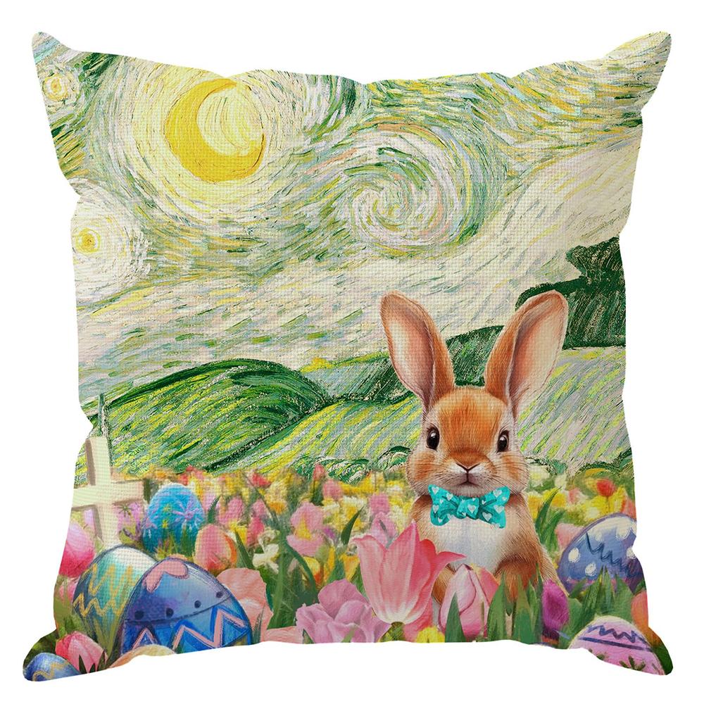 PC Easter Bunny Pillow Covers Collection Decorative sofa cushion cover home decoration D printing