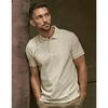 Tee Jays Polo de manga corta elástico de lujo para hombre