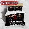 Set copripiumino 3 pezzi (1*Copripiumino + 2*Federe, Senza Nucleo), Set Biancheria da Letto Personalizzato con Nome e Motivo The Vampire Diaries, Regalo Decorazione Camera da Letto