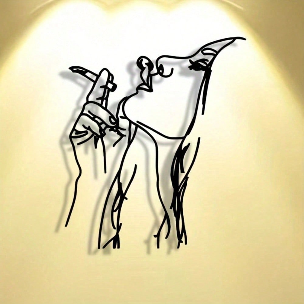 

Элегантное абстрактное настенное украшение из металла — идеально подходит для домов, офисов, кафе и т. д. TY7273 разноцветный