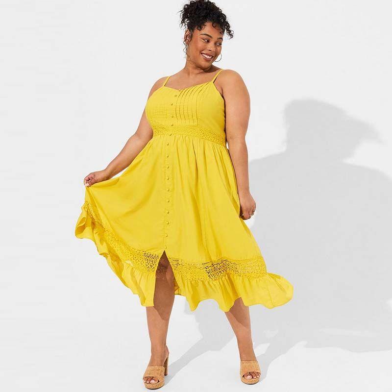 

Plus Size Women s Clothing Long Holiday Suspender Skirt 100.00kg Fat Girl Loose Slim Looking Sleeveless Inner Match Vest Dress Y100 Defective 6