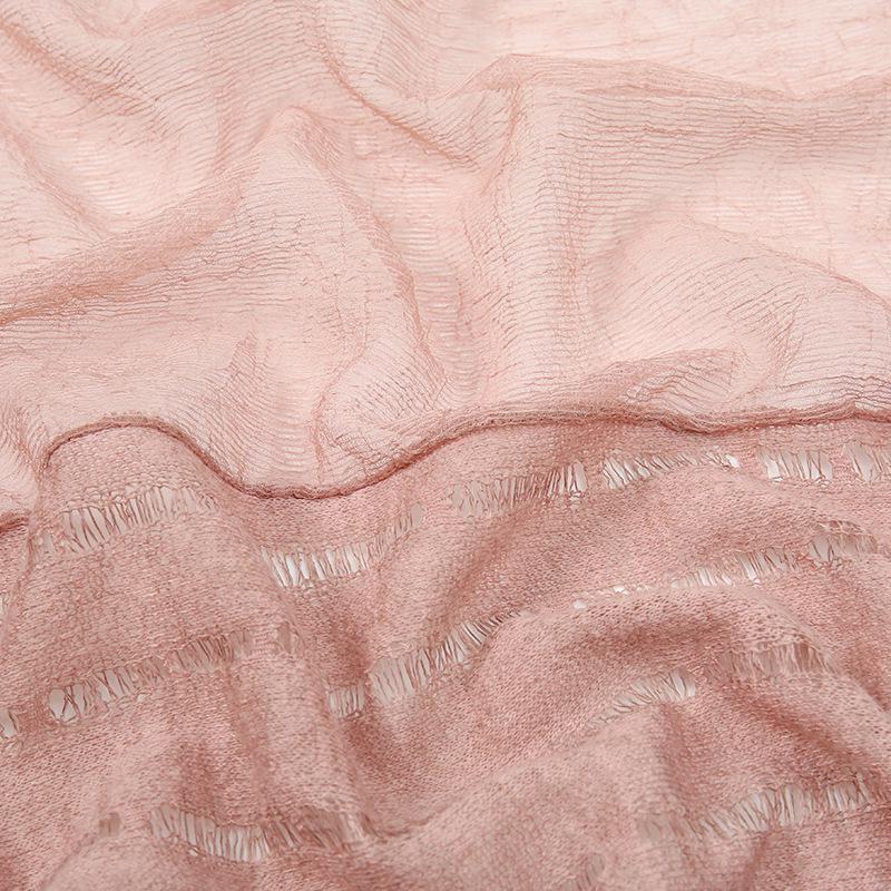 2025 Japanischer Retro Nackenschutzschal: Warme, vielseitige Seide mit Spitze, Baumwoll-Leinen-Mischung für Frühling und Herbst.